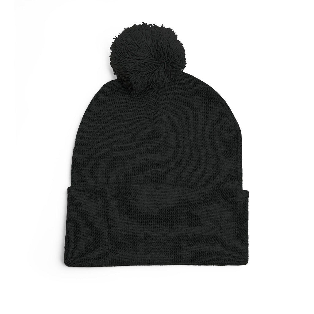 Toy Story Embroidered Pom-Pom Knit Cap Humor Cuffed Beanie – Warm, Soft & Sassy Winter Hat