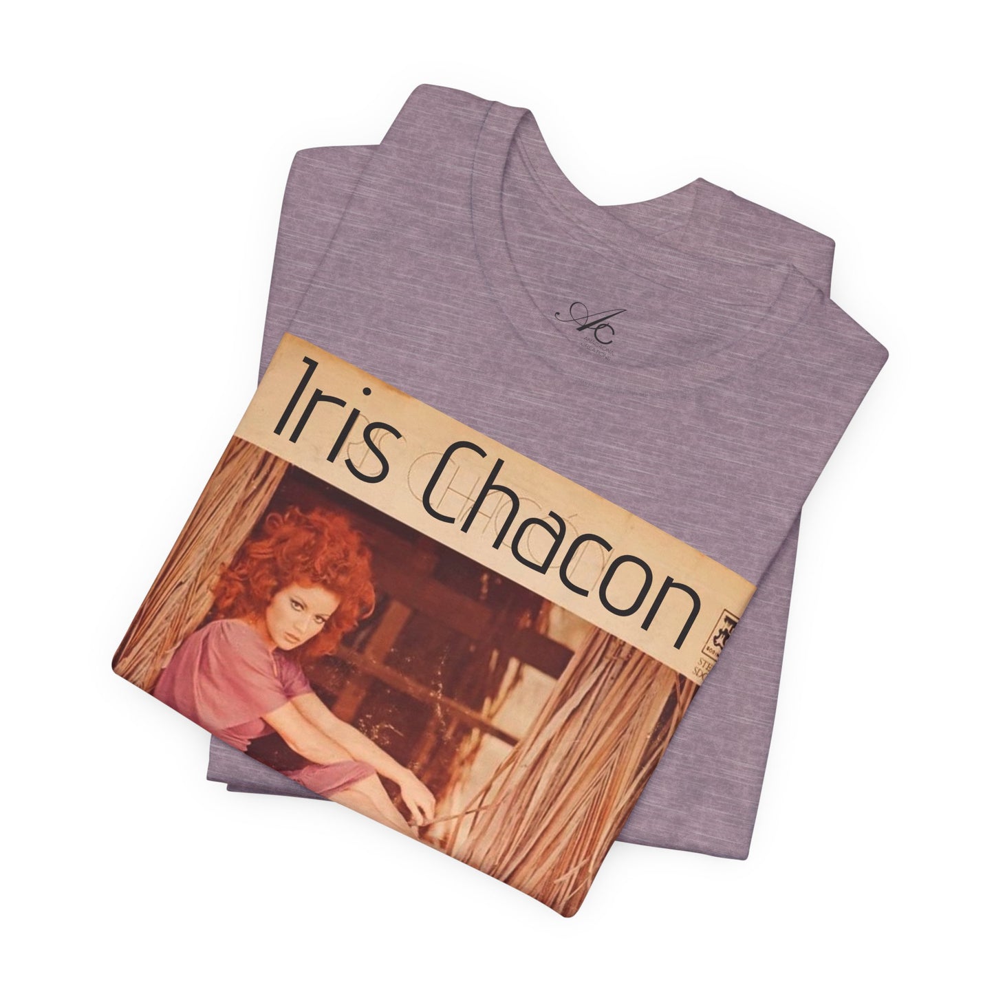 Retro Iris Chacon Unisex Tee, Vintage Music Shirt, Bohemian T-Shirt, Gift for Her, 90s Style Top