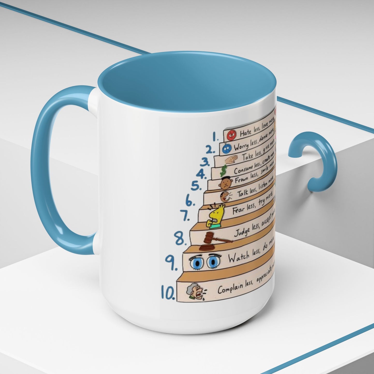 ☕ Start Your Day with Meaning Motivational Gift, Self-Care Mug, Unique Home Decor, Joyful Drinkware