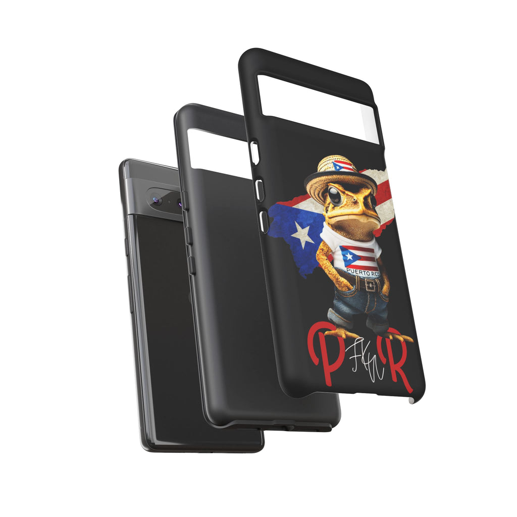 Puerto Rican Frog Tough Phone Case  Puerto Rico Flag Patriotic Protective Case