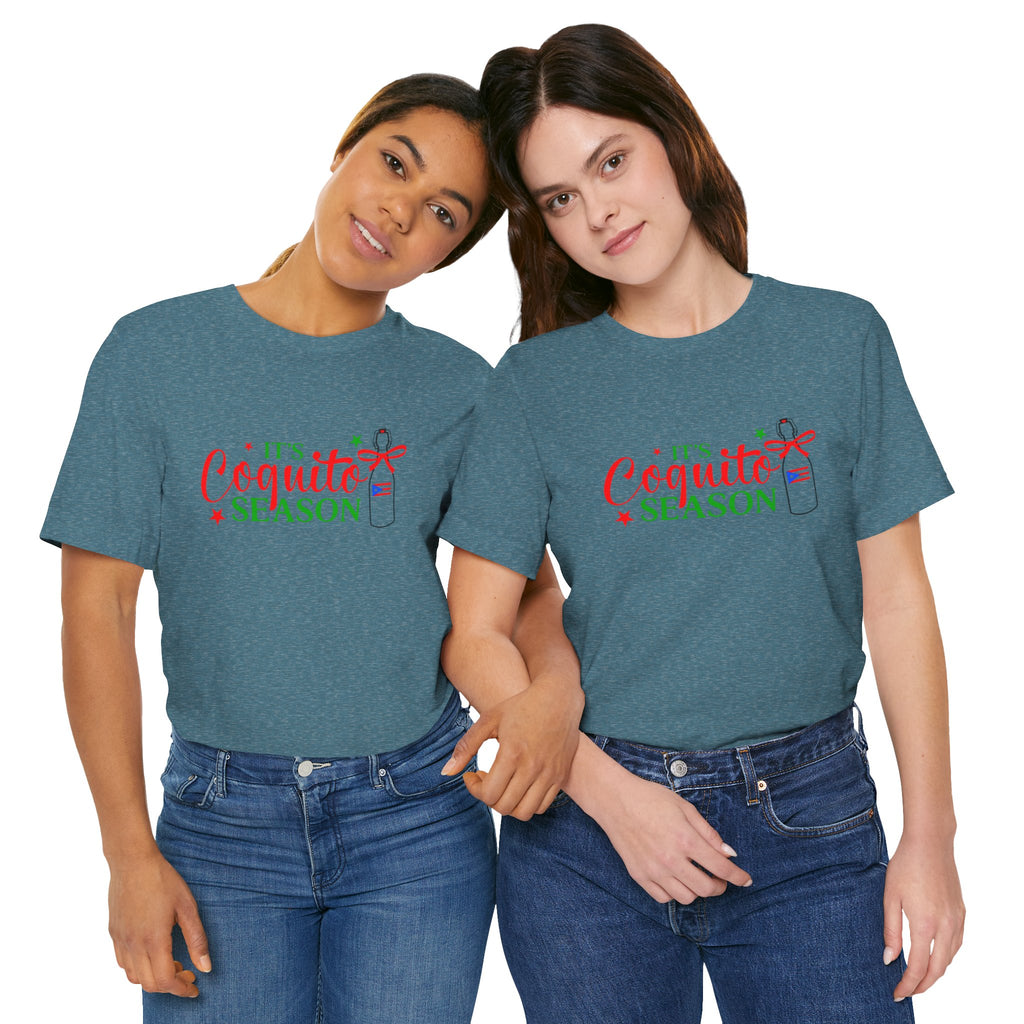 It's Coquito Season T-Shirt - Christmas Puerto Rican Holiday Cocktail Tee