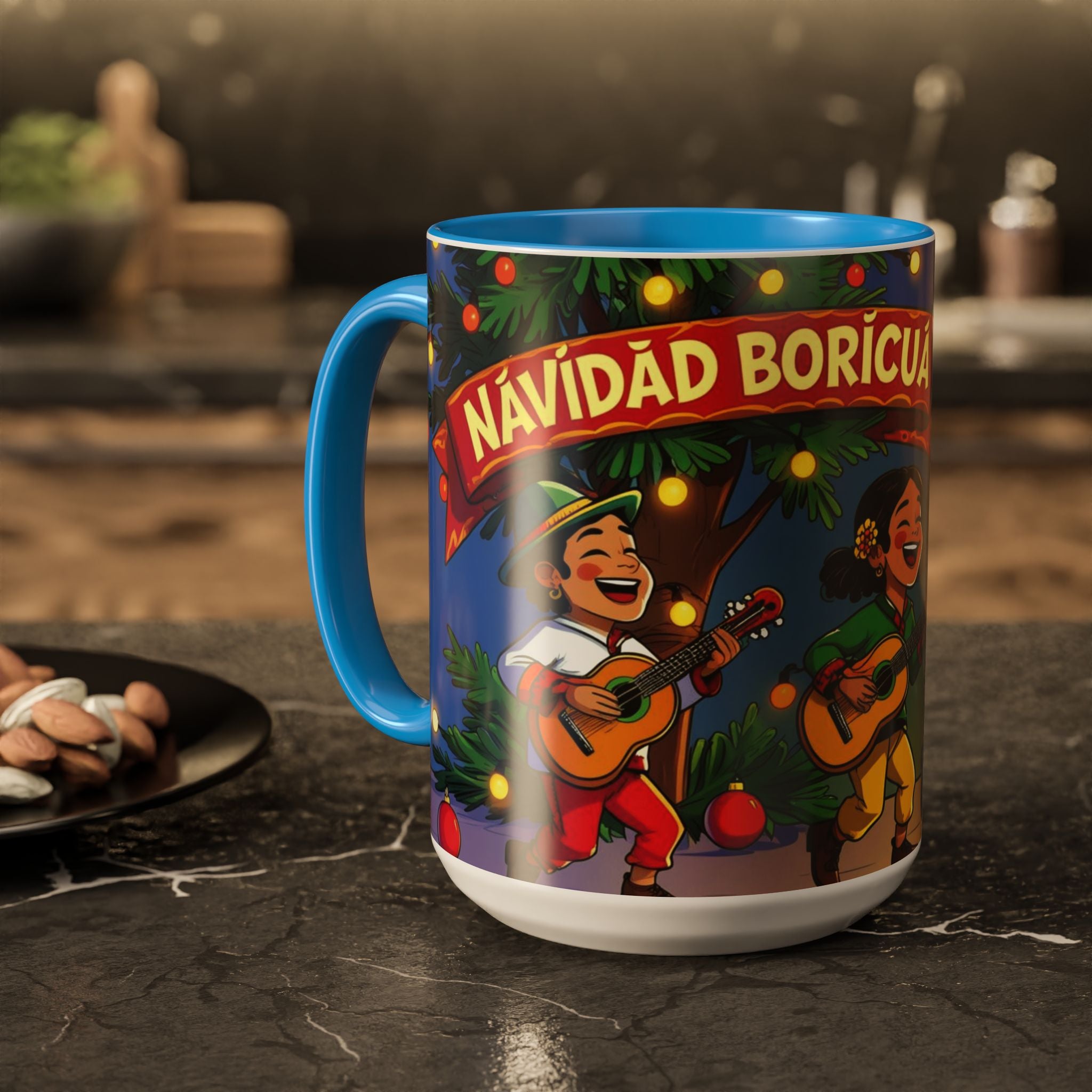 Navidad Boricua Mug Vibrant Puerto Rican Celebration Mug