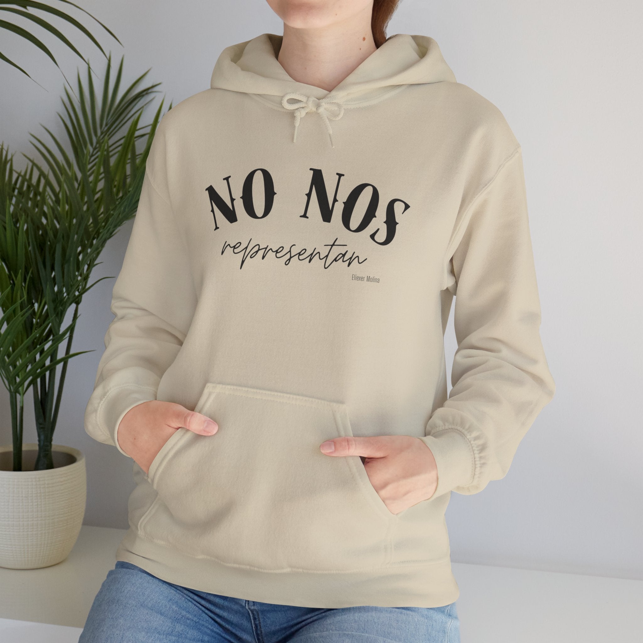 Puerto Rican Pride Hoodie  “No Nos representan” Front & Puñeta Flag Back