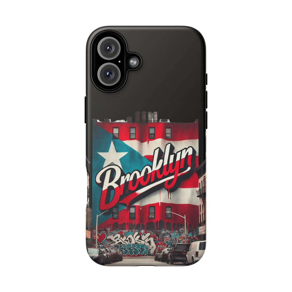 Brooklyn Street Art Phone Case  Urban Graffiti Protective Cover