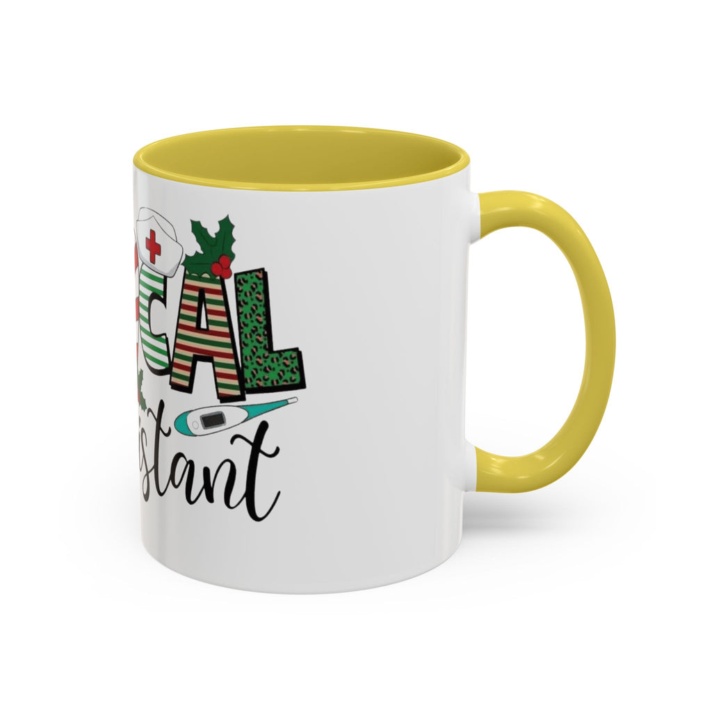 Medical Assistant Christmas Mug — Festive Colorful 11oz/15oz Coffee Cup Medical Christmas Mug