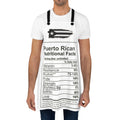 Puerto Rican Nutritional Facts Kitchen Apron