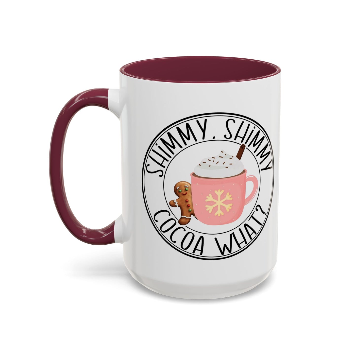 Cute Cocoa Mugs with Gingerbread Design Perfect for Winter Holiday CheerBeverage Cup Christmas Design