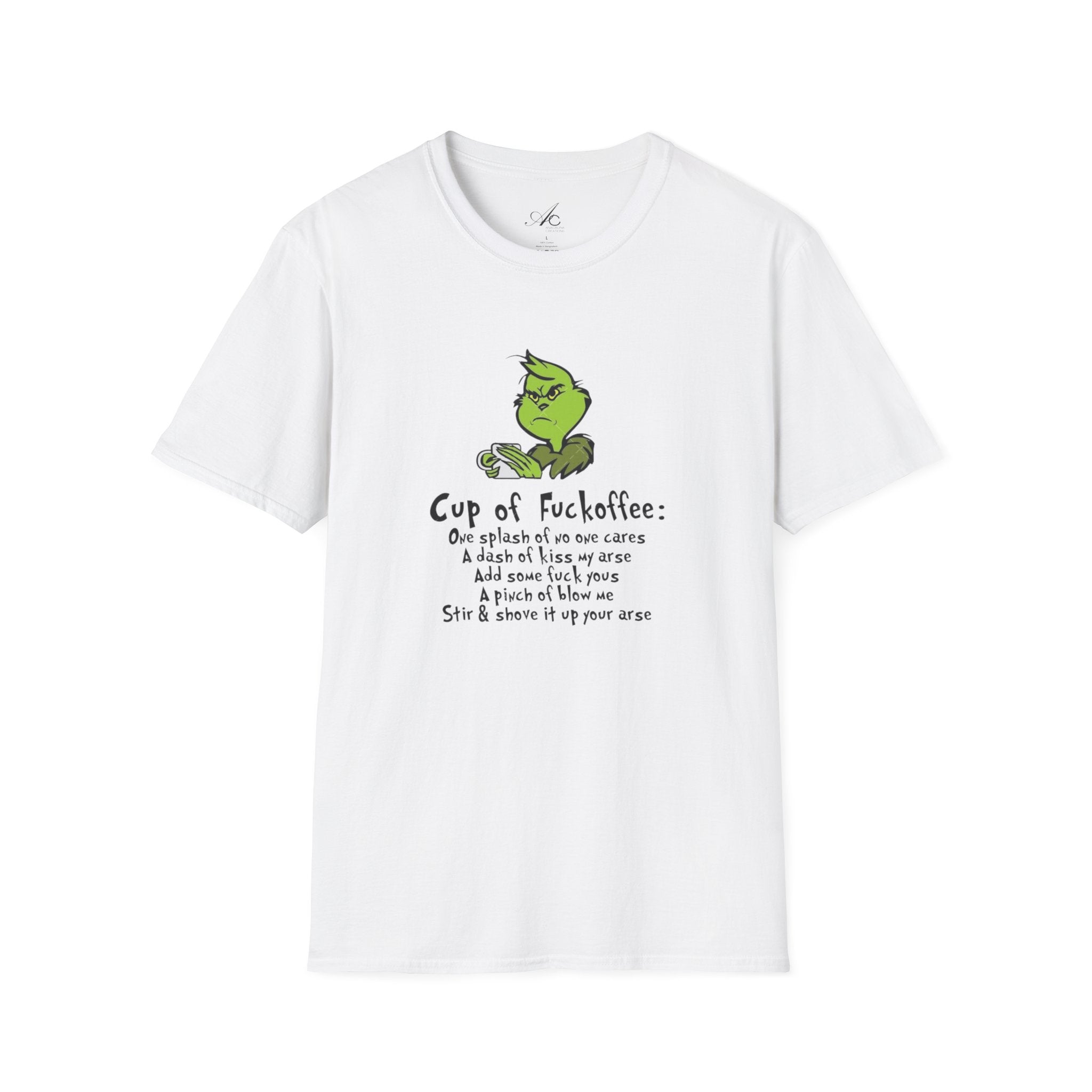 Holiday Apparel | Christmas Tees & Sweatshirts with Festive Quotes Funny Grinch Coffee Lover T-Shirt