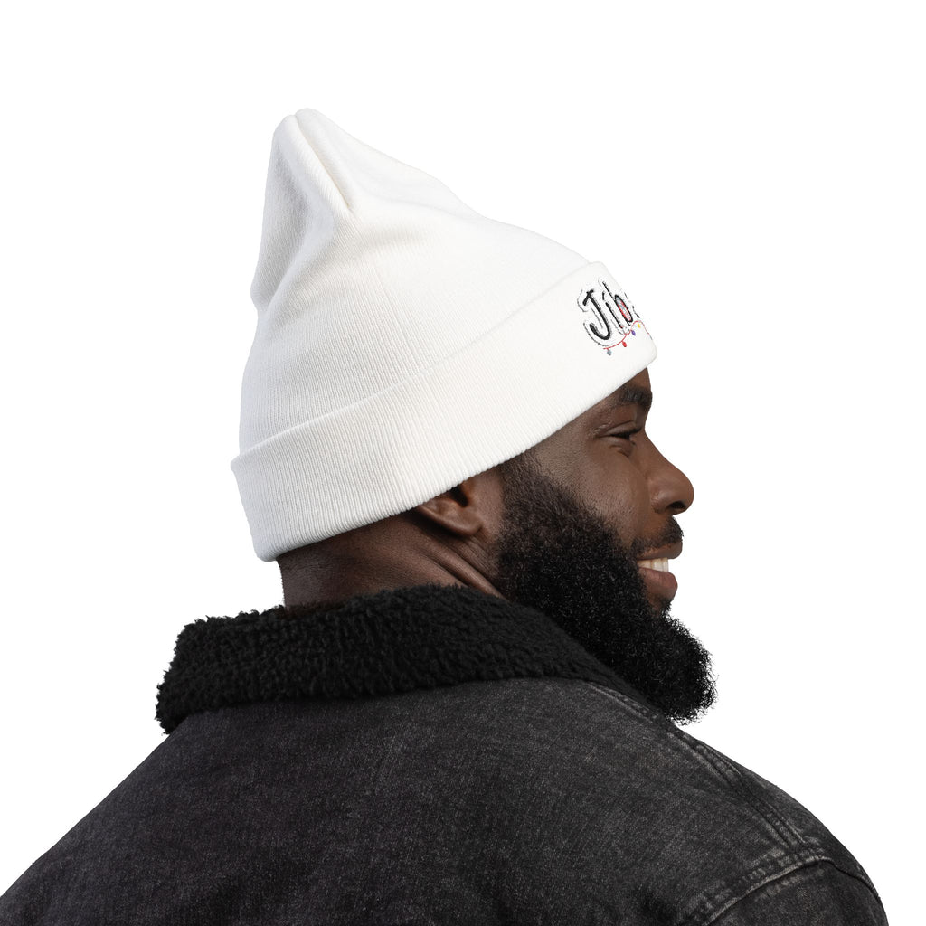 Embroidered 'Jibara' Knit Beanie Cozy Puerto Rican Pride Hat Boricua Winter Beanie – Puerto Rico Pride Knit Hat