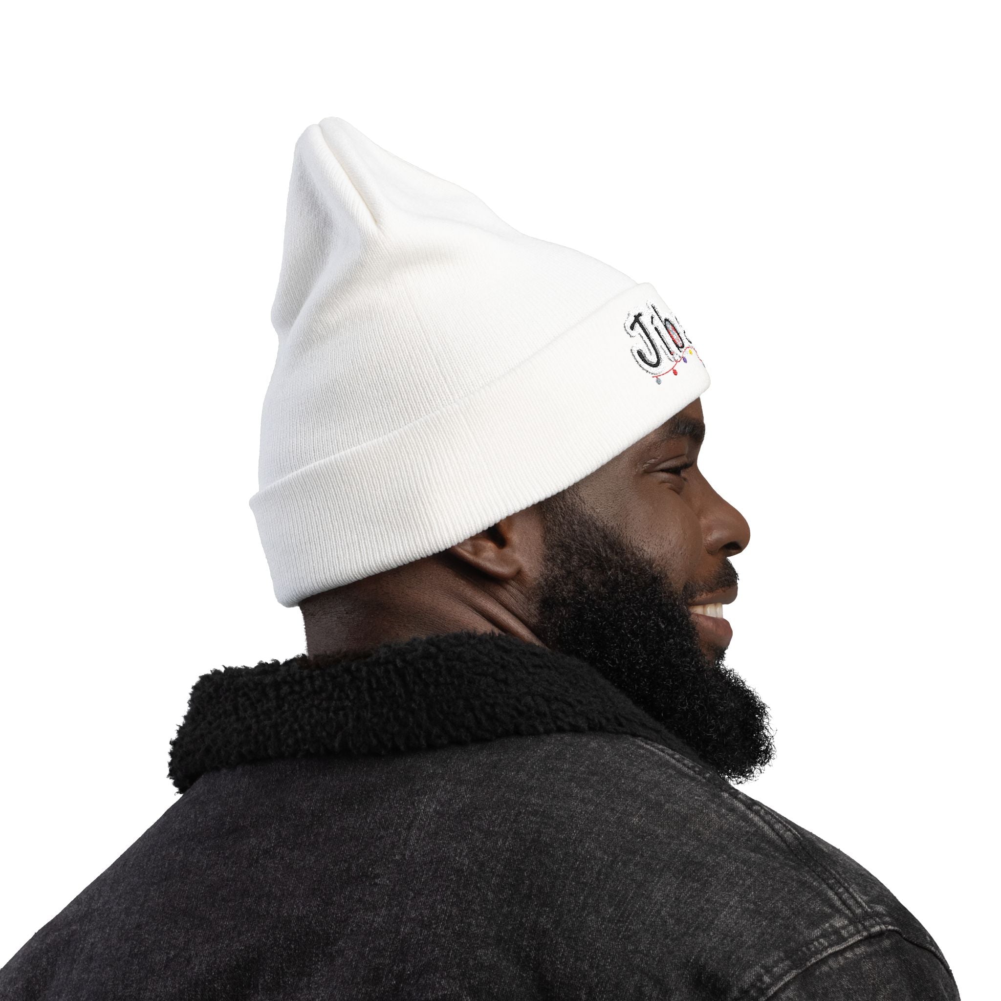 Embroidered 'Jibara' Knit Beanie Cozy Puerto Rican Pride Hat Boricua Winter Beanie – Puerto Rico Pride Knit Hat