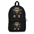 Stay Focused Teddy Backpack — Motivational Bear School Bag