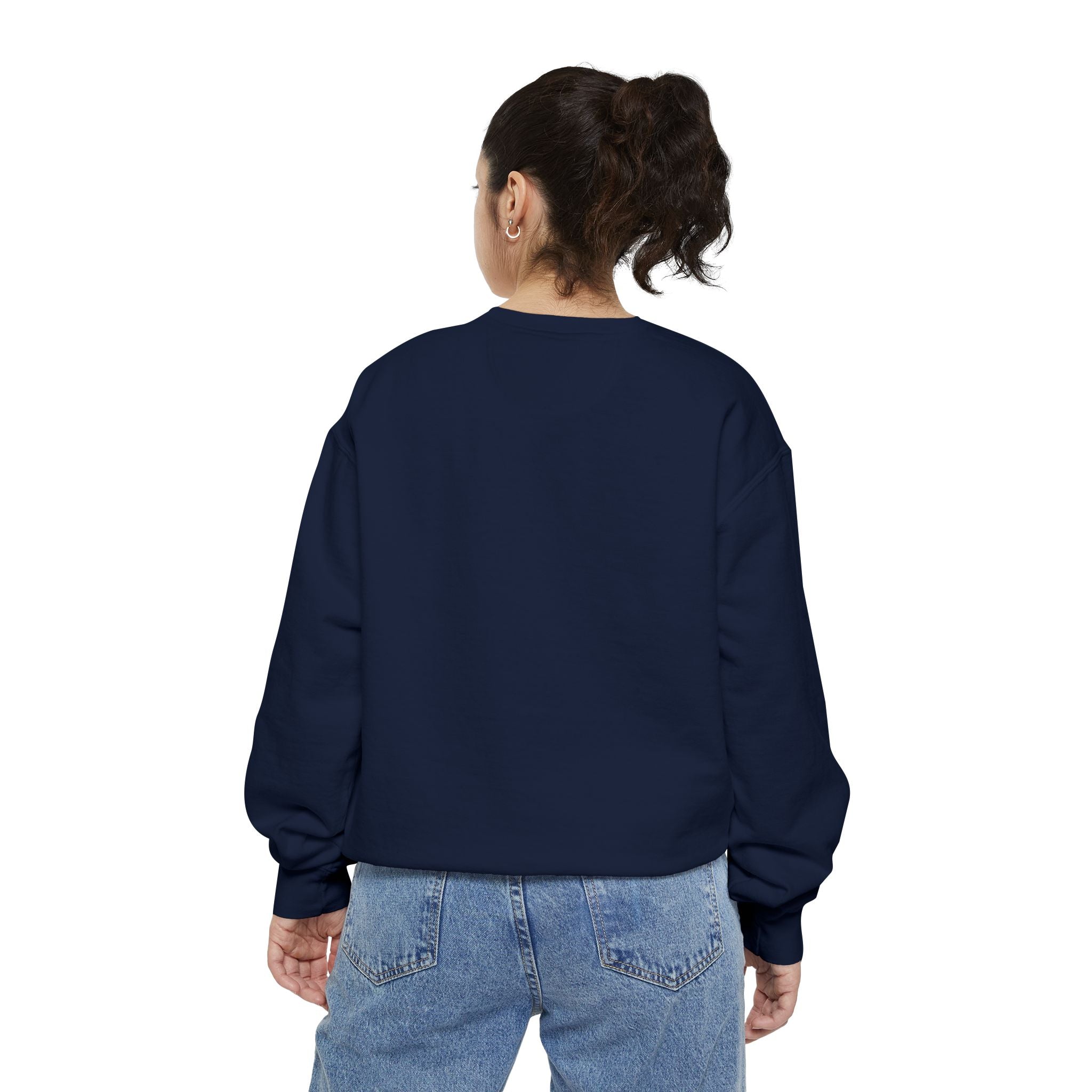 Stitch Valentine Sweatshirt — Cute Blue Alien with Hearts & Chocolate Pocket