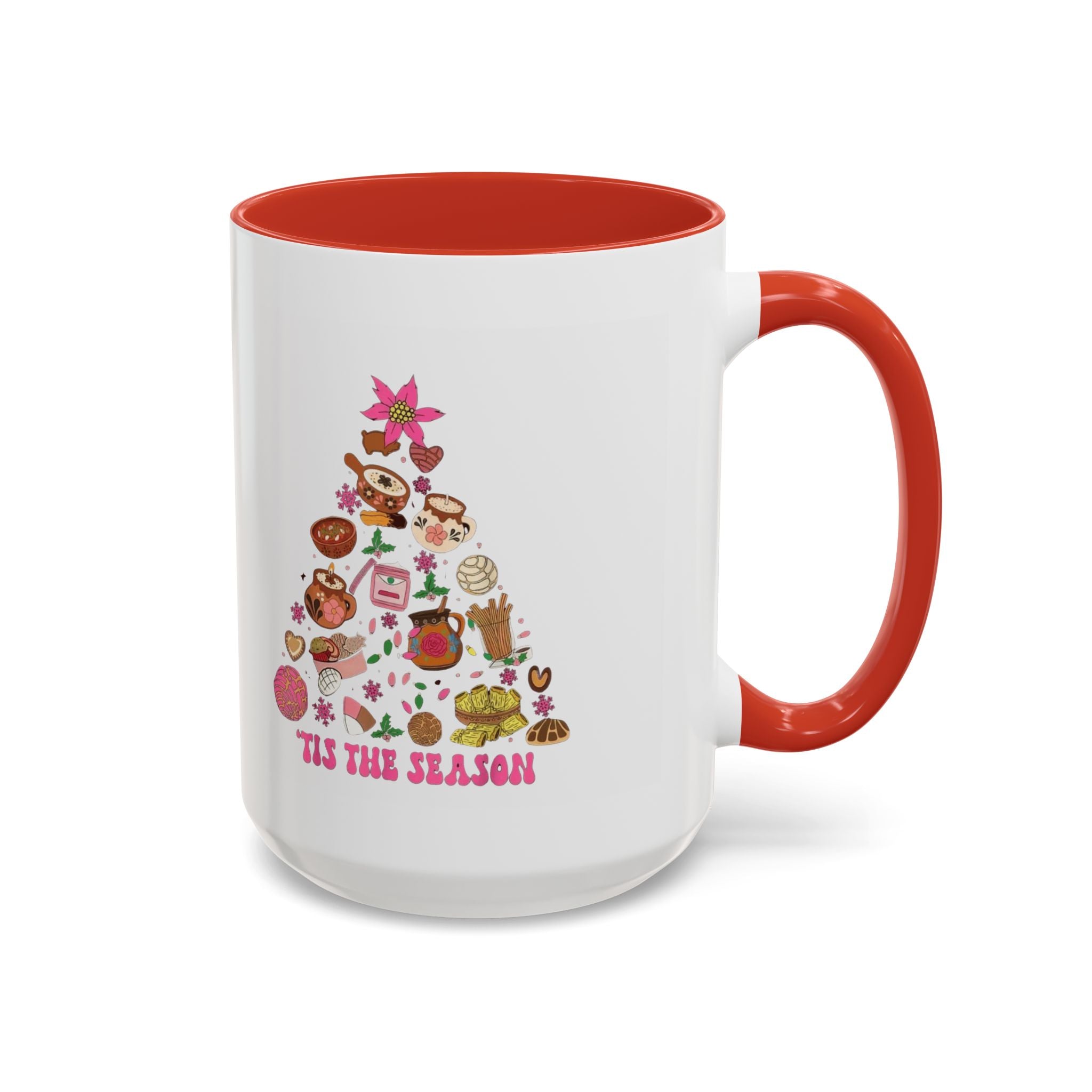 Coffee Mug - 'Tis the Season' Holiday Cookie Tree Accent Mug (11/15oz)