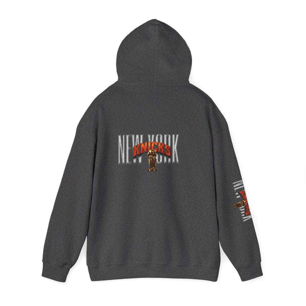 NY-K Retro Player Collage Hoodie — Basketball Fan Sweatshirt