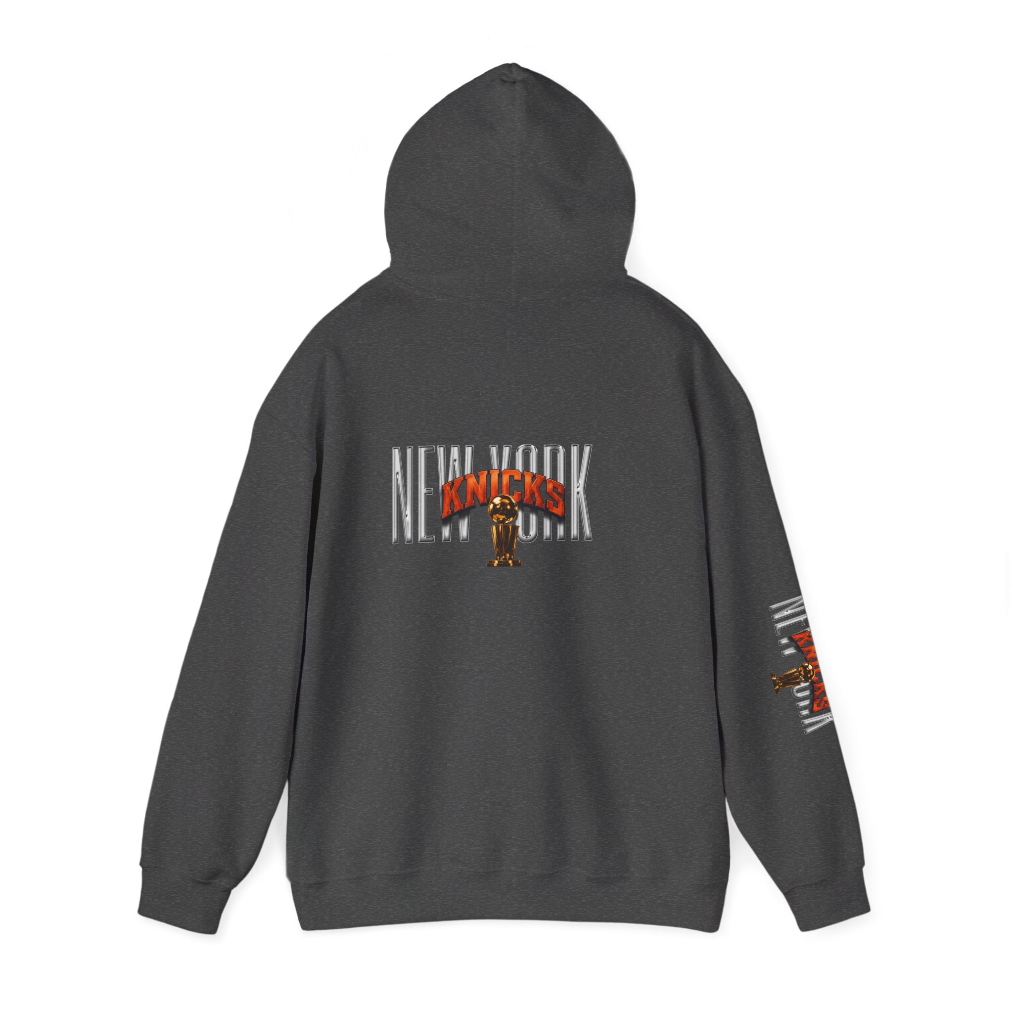 NY-K Retro Player Collage Hoodie — Basketball Fan Sweatshirt
