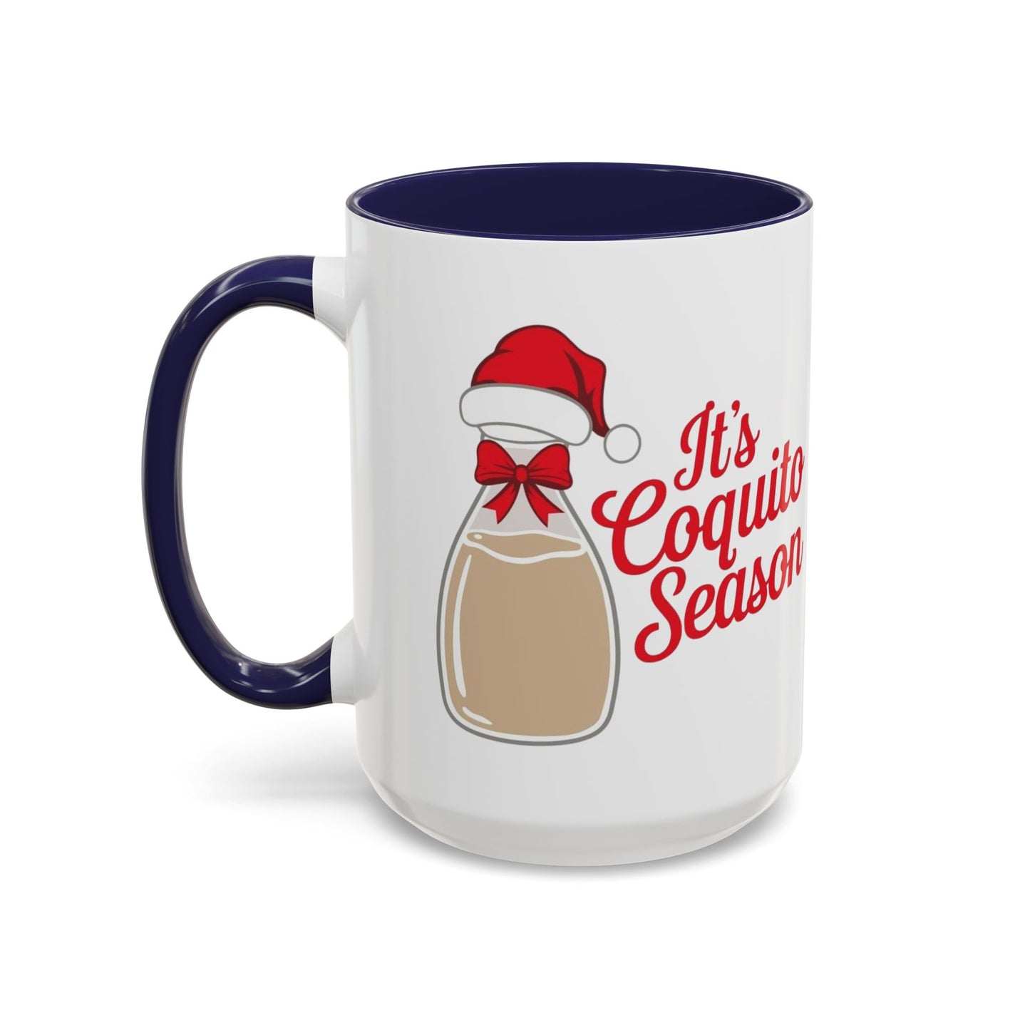 Herencia de Puerto Rico Mug Coquito Season Accent Mug Festive Holiday Coffee Cup