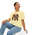 New York Script Logo Women's Boxy Tee – Vintage City Graphic T-Shirt