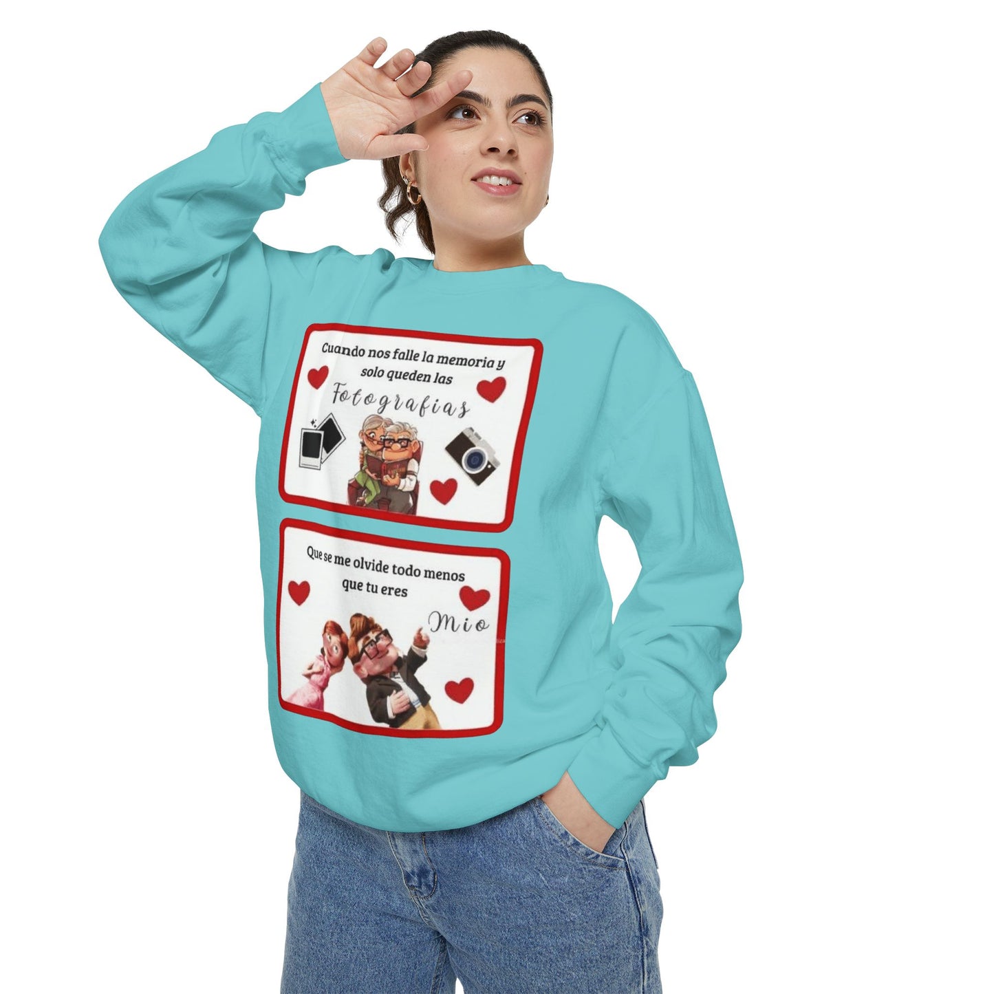 Valentine's Day Photo Collage  Romantico SAN VALENTÍN sweatshirt