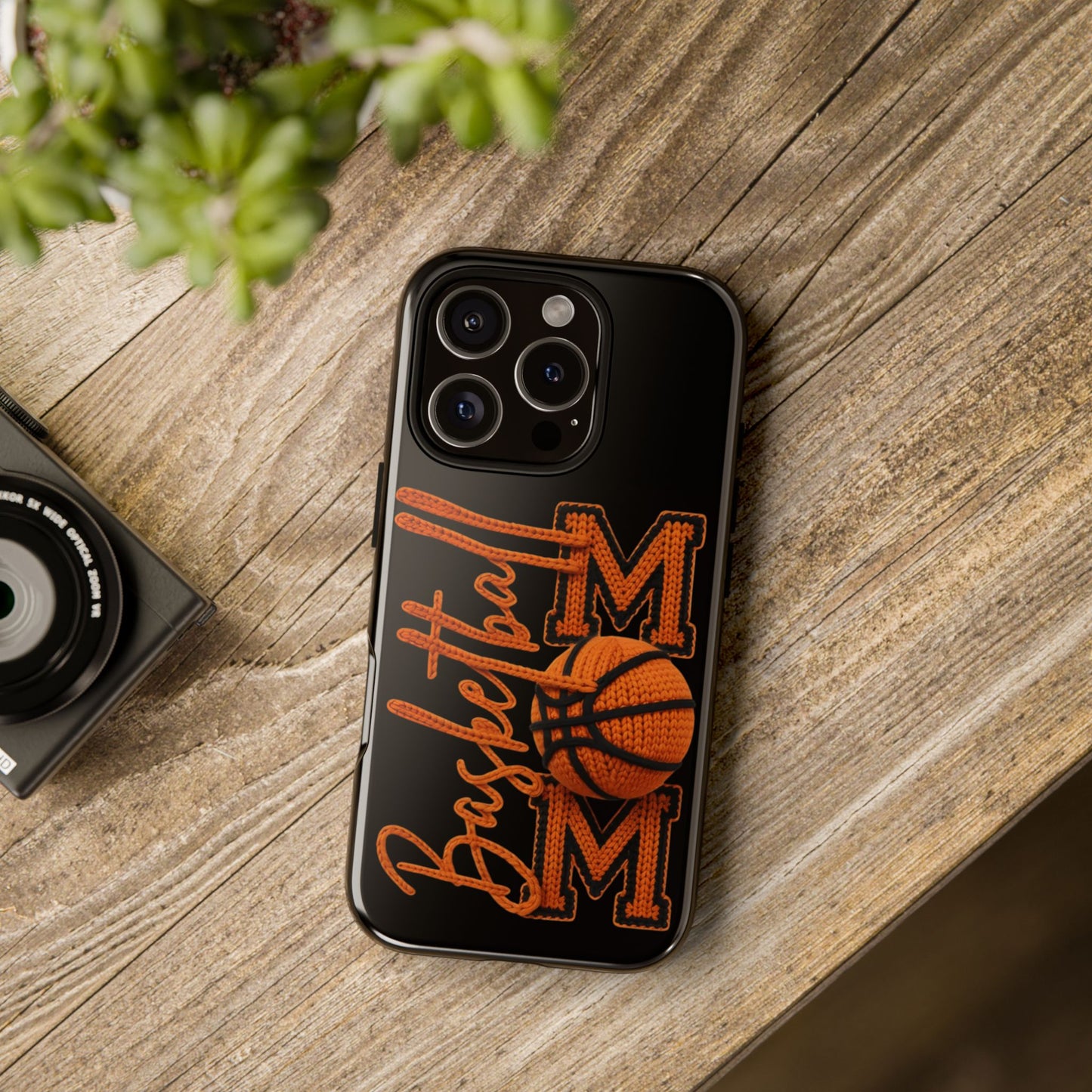Basketball Mom Phone Case  'Basketball MOM' Protective Hard Cover