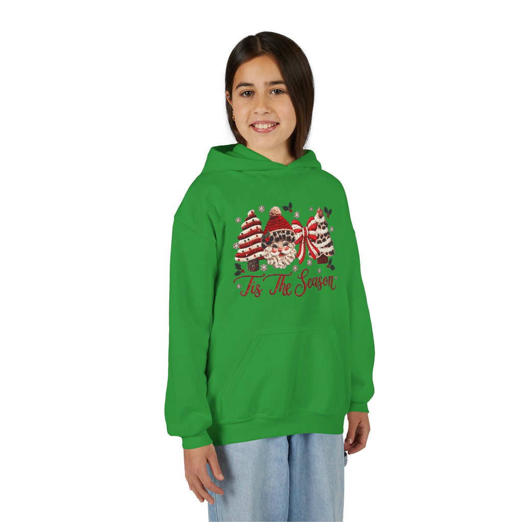 Youth Hoodie  Grinch Christmas Scene with 'Maybe Christmas' Quote