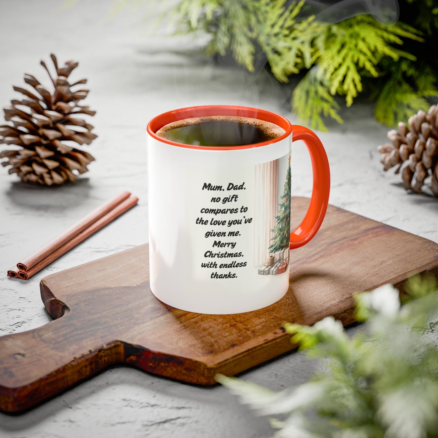 Christmas Mugs  Holiday Coffee Cups with Festive Quotes & Designs  Colorful 11oz & 15oz Coffee Cup with Heartfelt Message