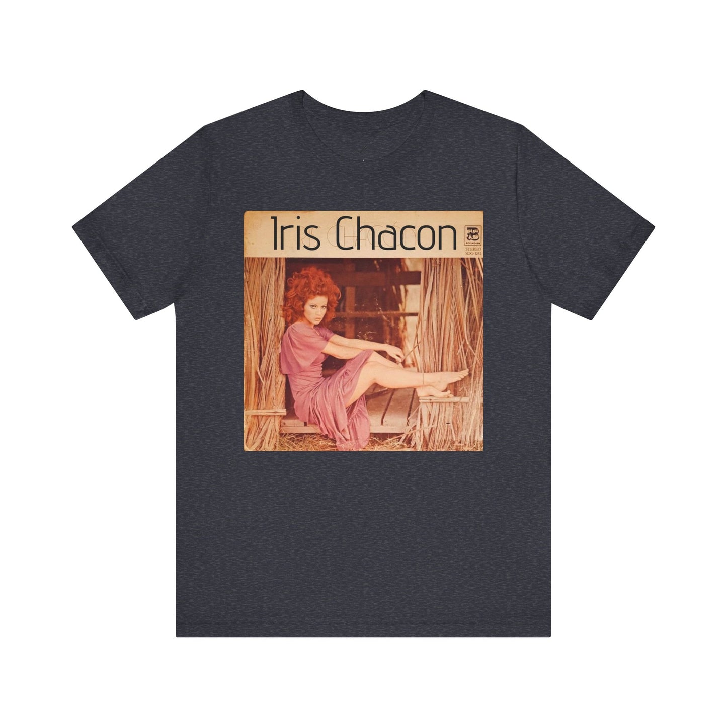Retro Iris Chacon Unisex Tee, Vintage Music Shirt, Bohemian T-Shirt, Gift for Her, 90s Style Top