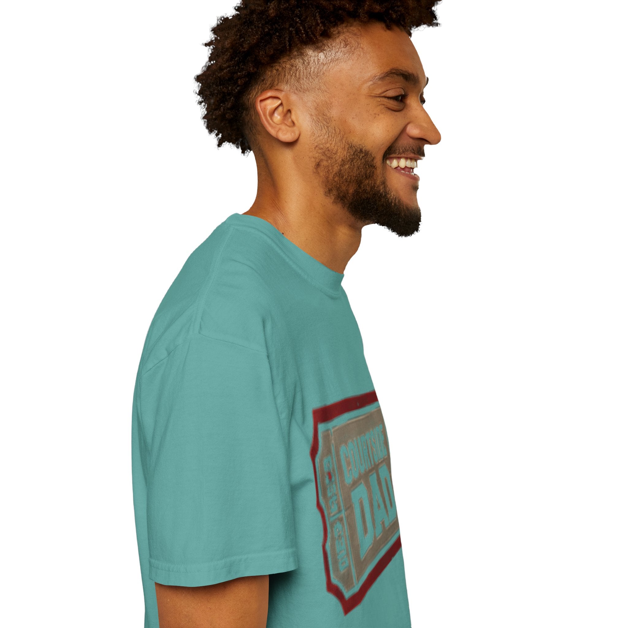Courtside Dad T-Shirt — Vintage Ticket-Style Basketball Dad Tee