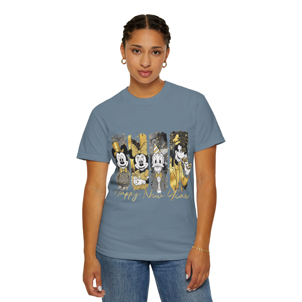 New Year Mickey & Friends T-Shirt  'Happy New Year' Graphic Tee