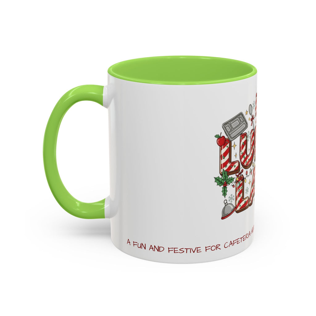 Lunch Lady Mug "Cafeteria Hero Who Feeds the Whole School With Love" | 11oz/15oz Gift  School Staff Christmas Mug Collection