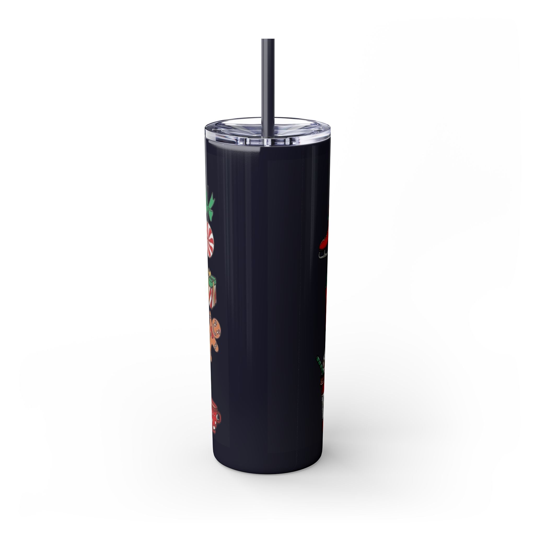 Emergency Department Nurse Christmas Skinny Tumbler - 20oz Holiday Medical Travel Cup with Straw Medical Christmas Mug