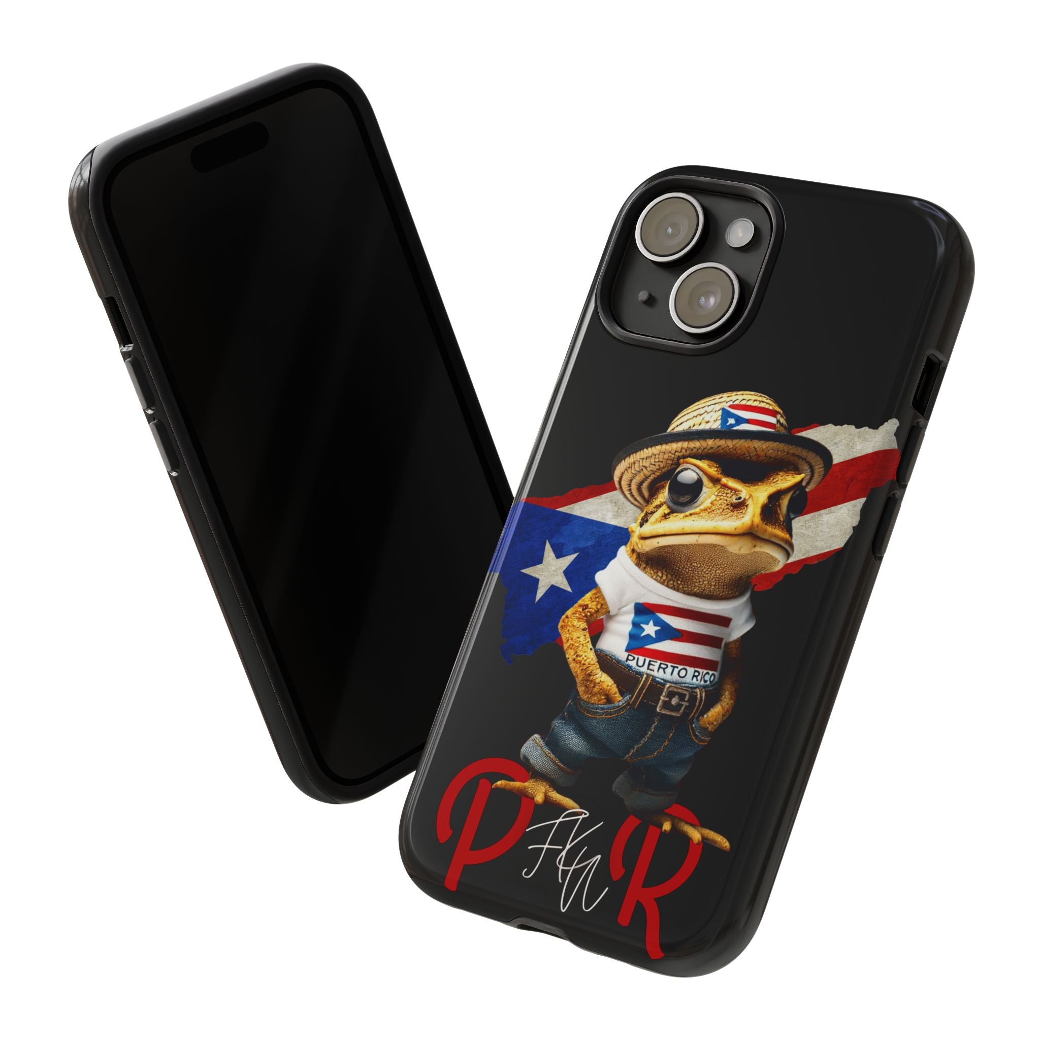 Puerto Rican Frog Tough Phone Case  Puerto Rico Flag Patriotic Protective Case