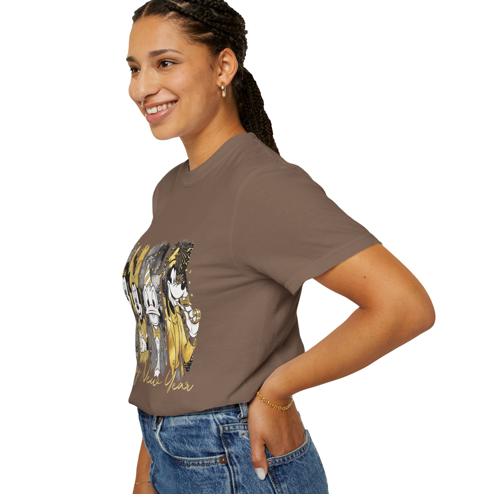 New Year Mickey & Friends T-Shirt  'Happy New Year' Graphic Tee