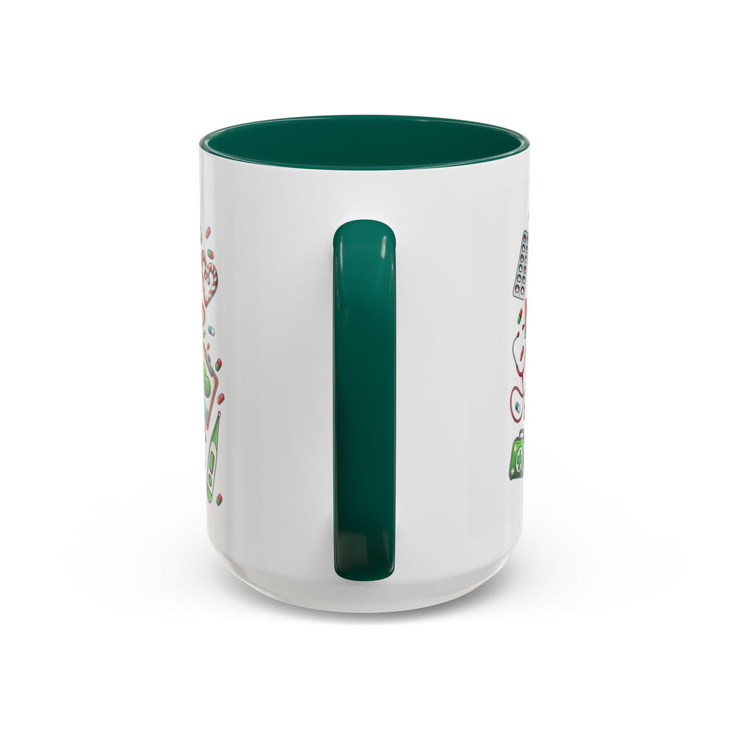 Nurse Elf Coffee Mug — Christmas Medical Holiday Gift (11oz & 15oz) Medical Christmas Mug