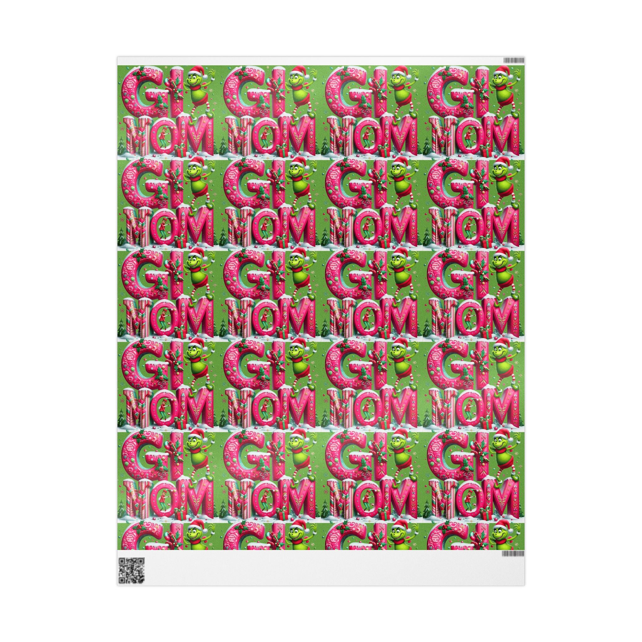 Festive Wrapping Paper  Whimsical Holiday Gift Wrap | Christmas Paper Roll | Fun & Unique Gift Packaging