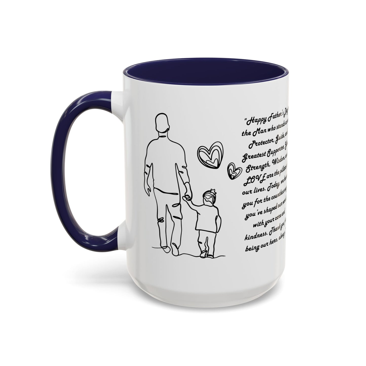 Fathers Day Mug Gift for Dad Funny Fathers Mug Accent Coffee Mug (11, 15oz)