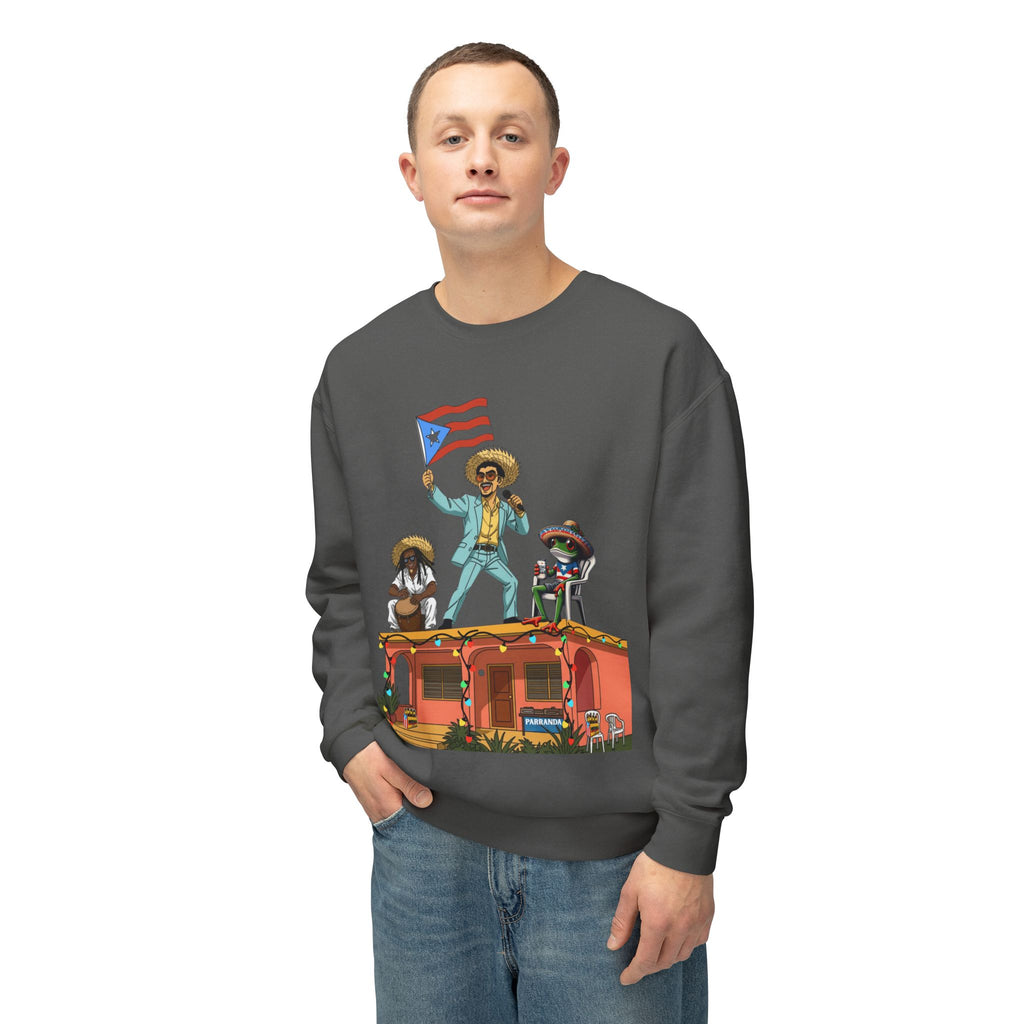 Puerto Rican Benito Parade Sweatshirt  Boricua De Pura Cepa Crewneck Puerto Rico Navidades