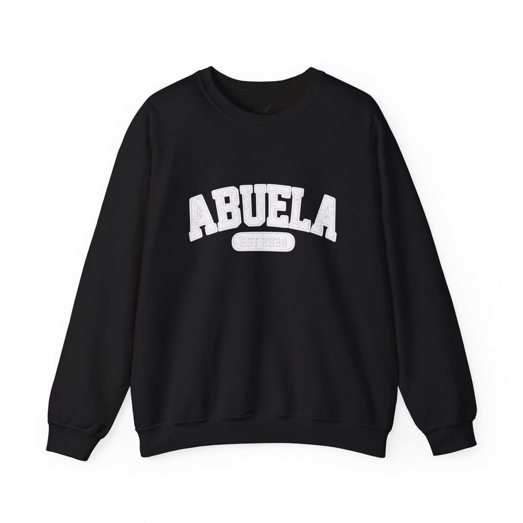 Abuela Varsity Crewneck Sweatshirt Cozy Grandma Gift Minimal Everyday Family Love Apparel