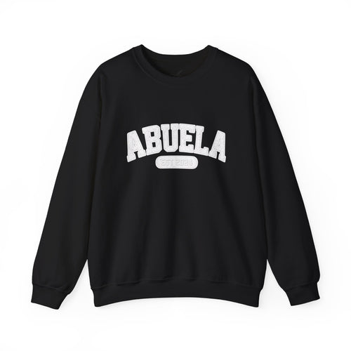 Abuela Varsity Crewneck Sweatshirt Cozy Grandma Gift Minimal Everyday Family Love Apparel