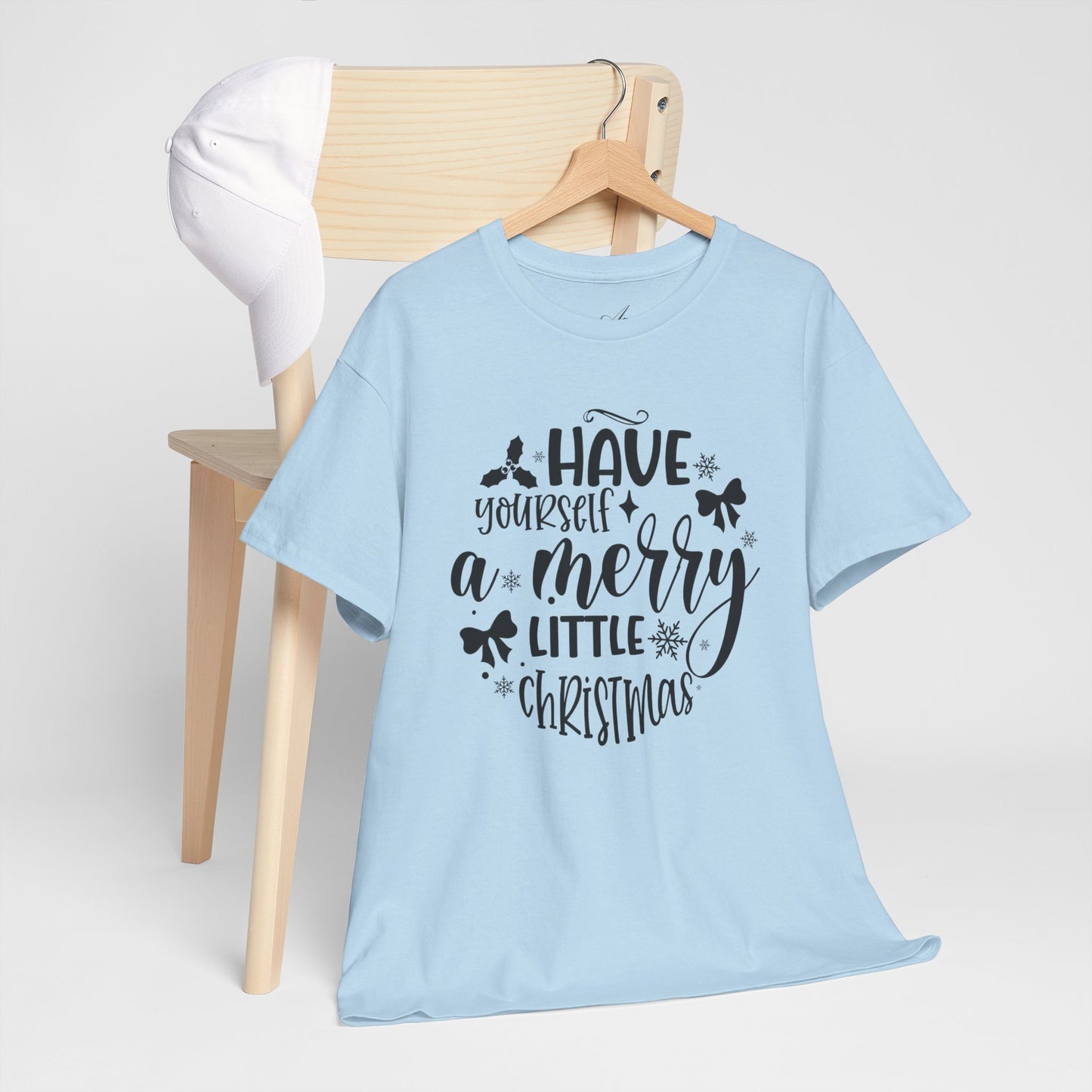 Merry Christmas Cotton Tee Holiday Graphic Tees & Cozy Festive Wear