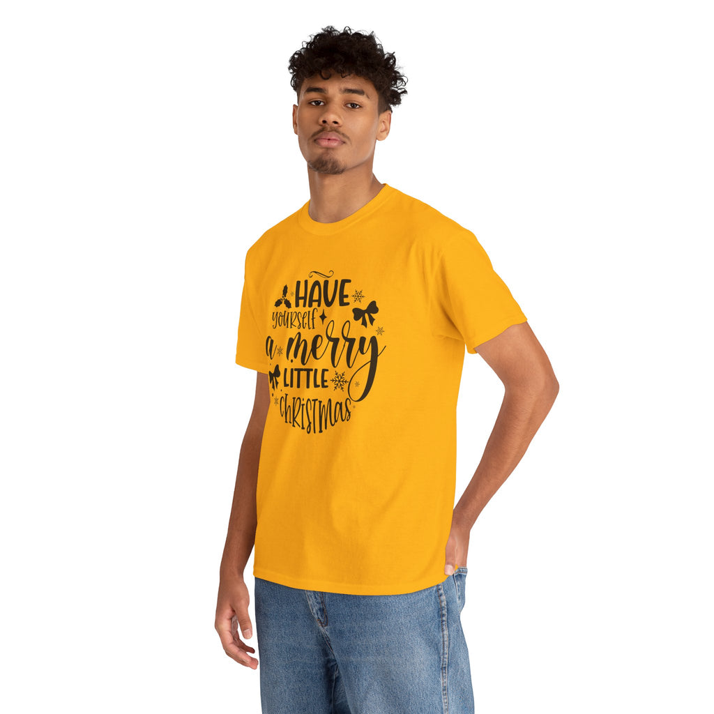 Merry Christmas Cotton Tee Holiday Graphic Tees & Cozy Festive Wear