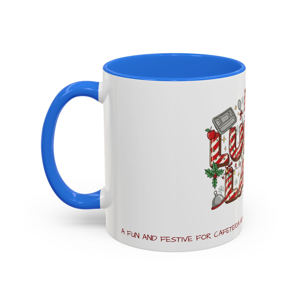Lunch Lady Mug "Cafeteria Hero Who Feeds the Whole School With Love" | 11oz/15oz Gift  School Staff Christmas Mug Collection
