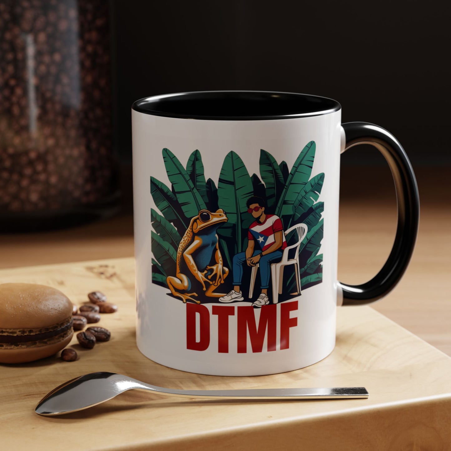 Puerto Rican Heritage Mugs with Unique Designs Accent Coffee Mug (11, 15oz)