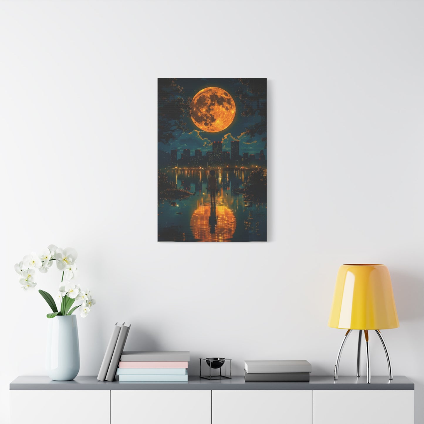 Because words have the power to move you let them live on your wall, Unique Nightscape Decoration, Perfect for Any Occasion