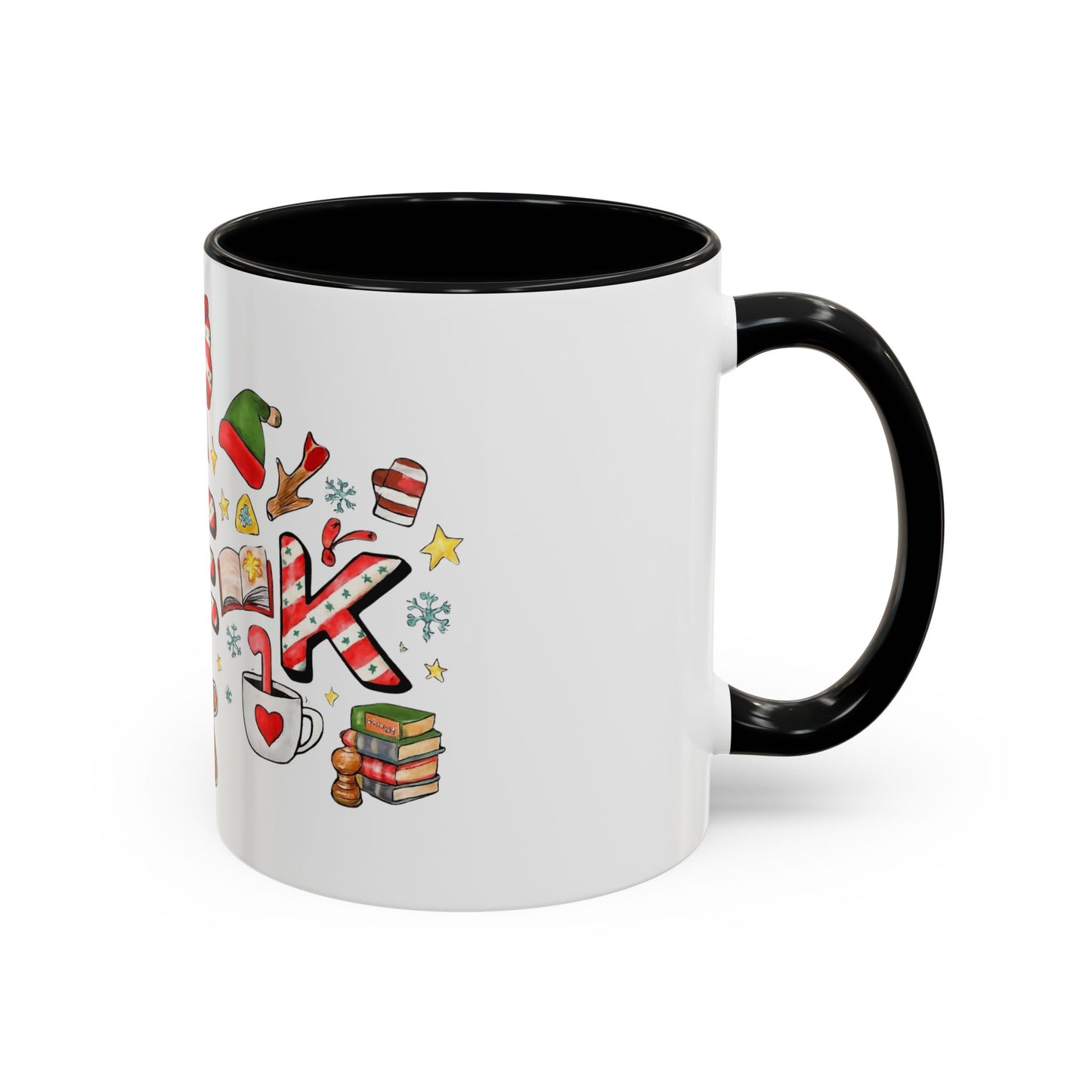 Holiday Teacher Coffee Mug 'PRE-K' Festive Gingerbread & Candy Cane Design (11/15oz) School Staff Christmas Mug Collection