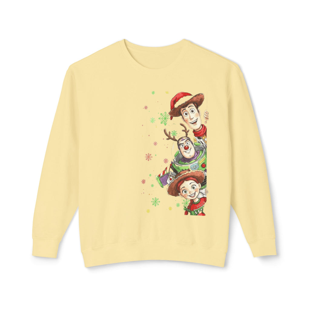 Christmas Toy Cowboy Crewneck Sweatshirt  Festive Woody & Friends Holiday Sweatshirt Cartoon Christmas T-shirts and Sweaters