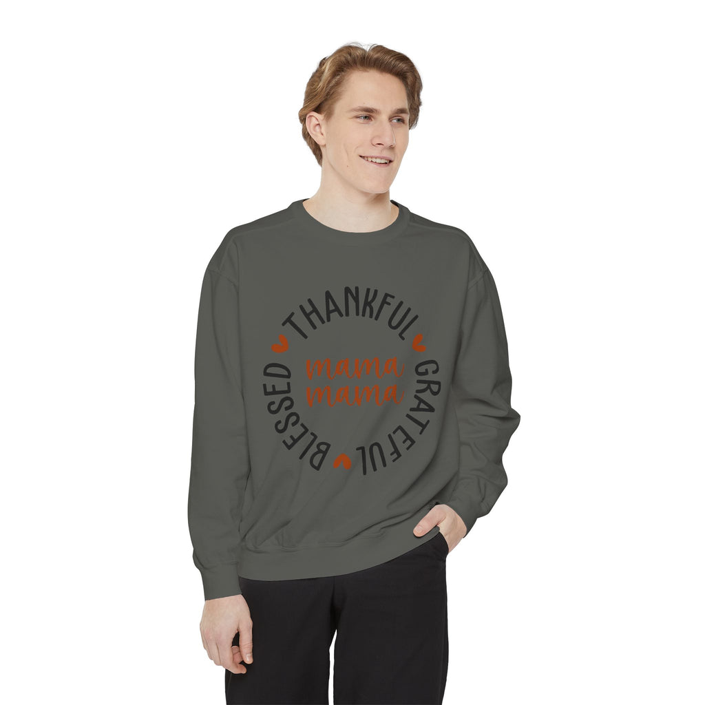 MOM  Sweatshirt Thankful Grateful Blessed "Mama Mama" Sweatshirt