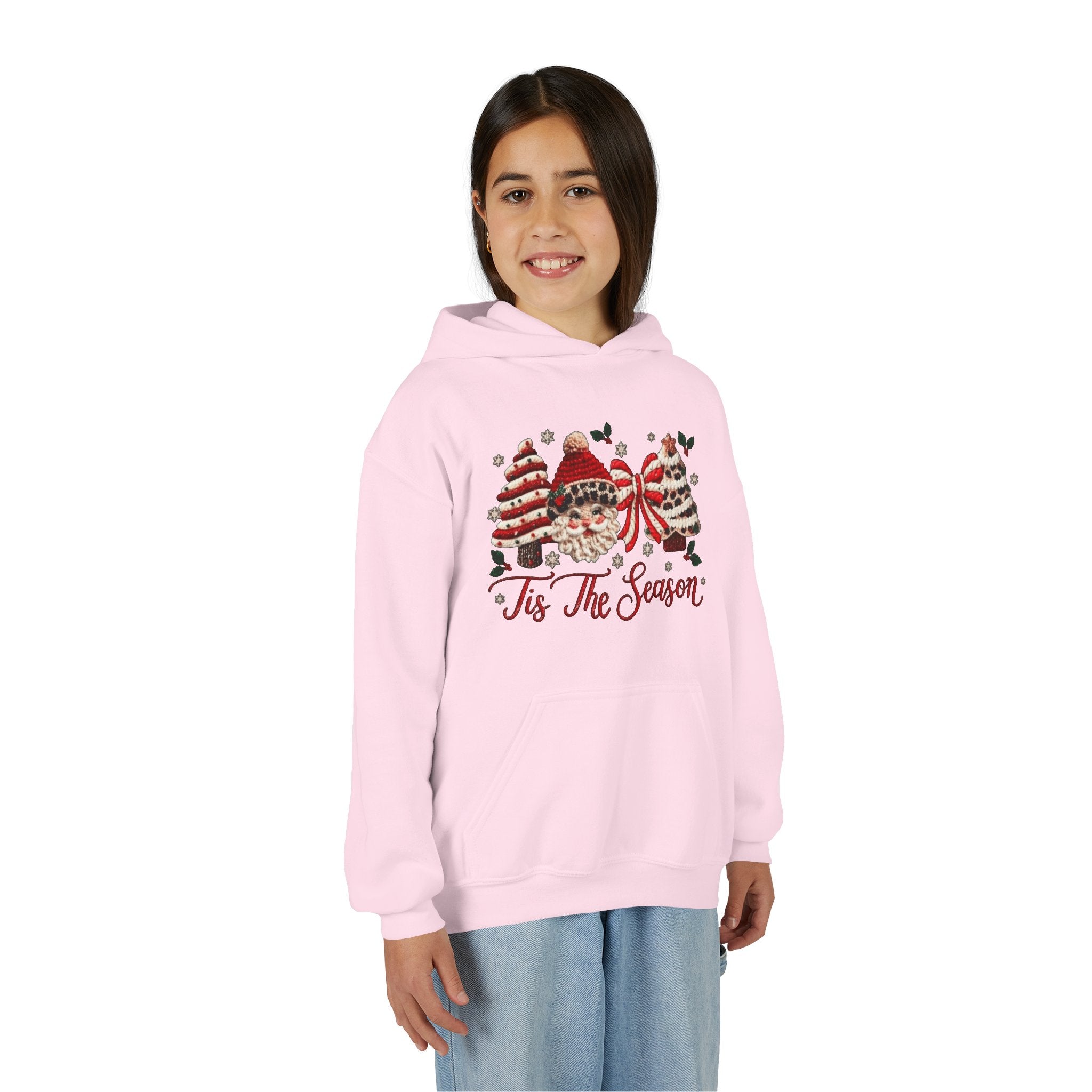 Youth Hoodie  Grinch Christmas Scene with 'Maybe Christmas' Quote