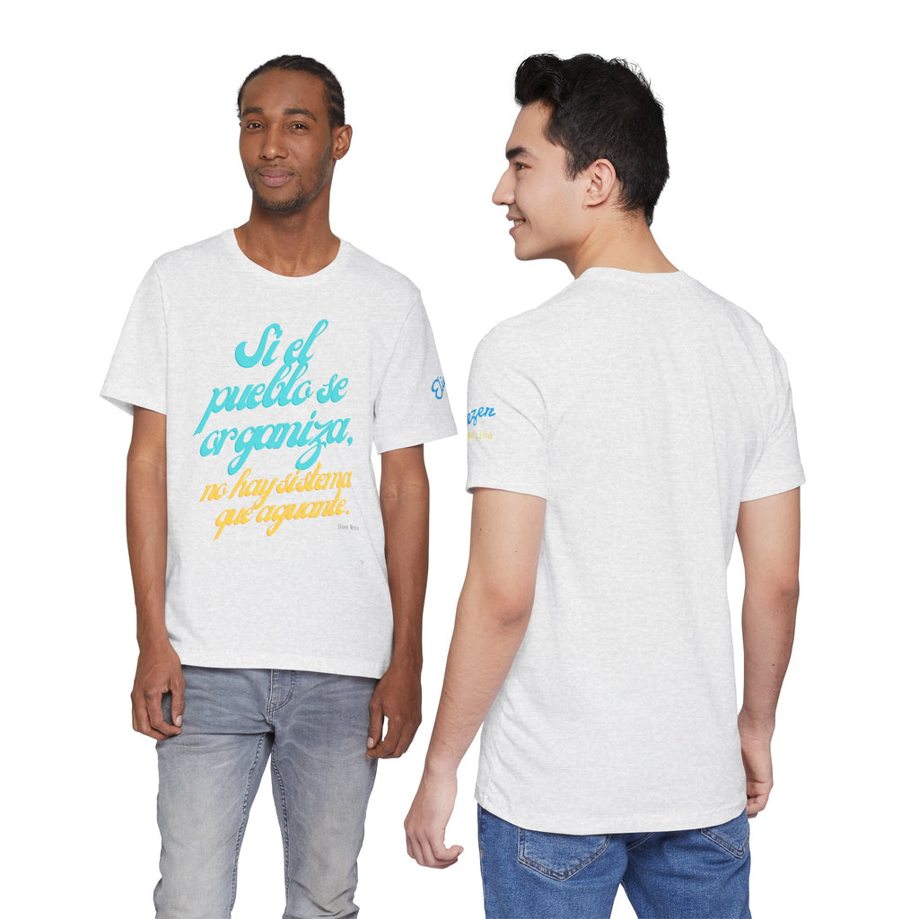 Spanish Script Tee  “Si el pueblo se organiza” Graphic T-Shirt