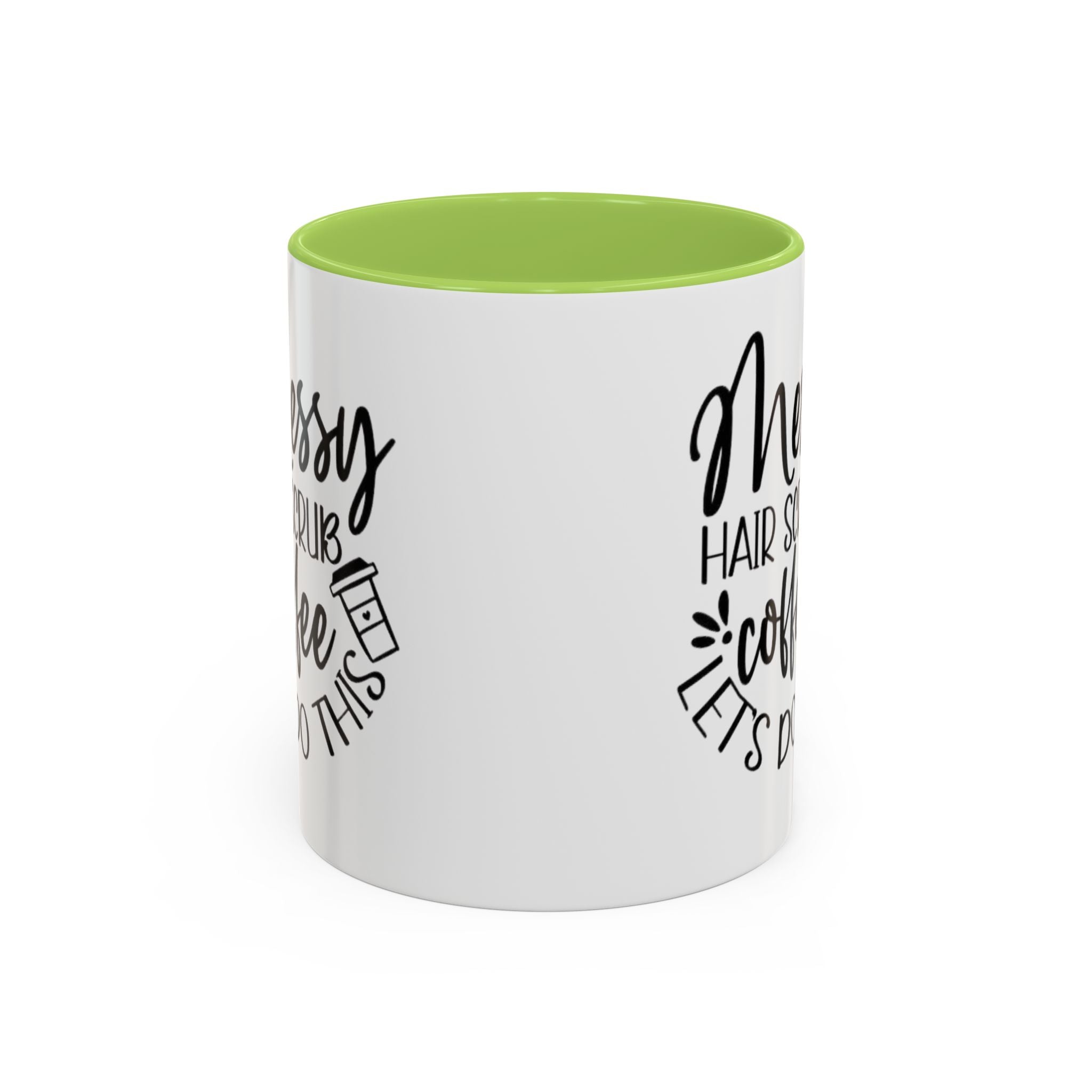 Messy Hair Coffee Mug  Fun & Quirky Gift for Coffee Lovers Motivational Coffee Cup  Positive Morning Gift