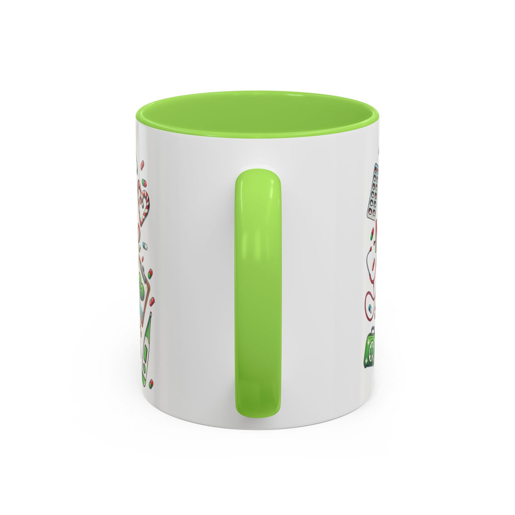 Nurse Elf Coffee Mug — Christmas Medical Holiday Gift (11oz & 15oz) Medical Christmas Mug